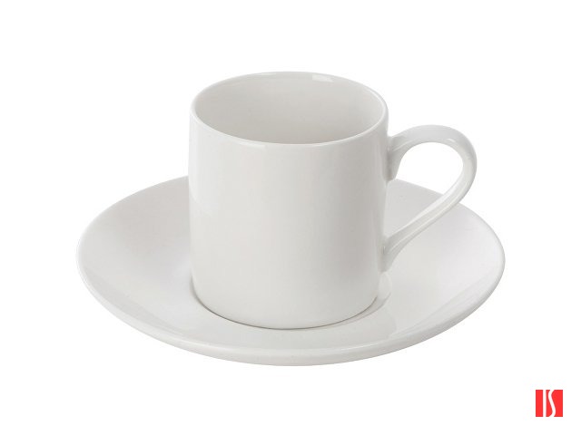Кофейная пара прямой формы Espresso, 100мл, белый