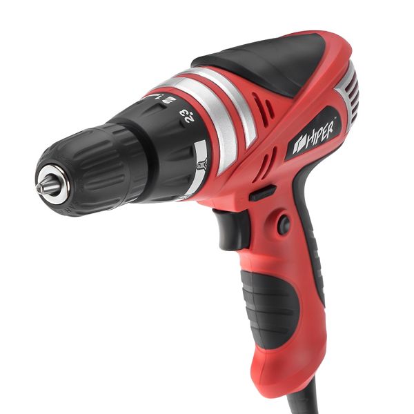 Купить Шуруповерт сетевой HIPER HES300A, в коробке, 300Вт, 30Нм Шуруповерт сетевой HIPER HES300A, в коробке, 300Вт, 30Нм