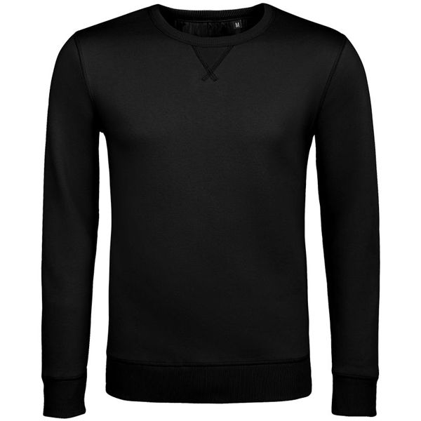 Купить Толстовка унисекс Sully, черная Толстовка унисекс Sully, черная