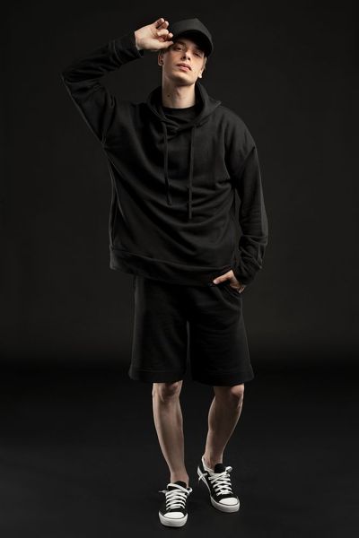 Купить Худи унисекс H2, черное Худи унисекс H2, черное