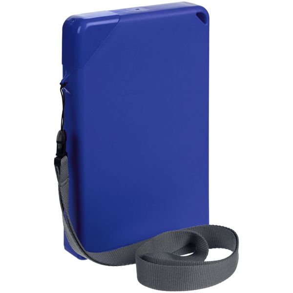 Купить Плоская бутылка для воды Flacon, синяя Плоская бутылка для воды Flacon, синяя