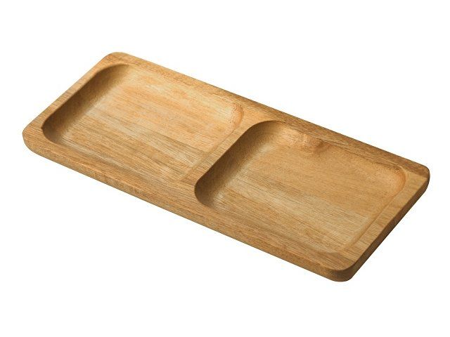 Купить Менажница из акации с двумя секциями "Almond" Менажница из акации с двумя секциями "Almond"