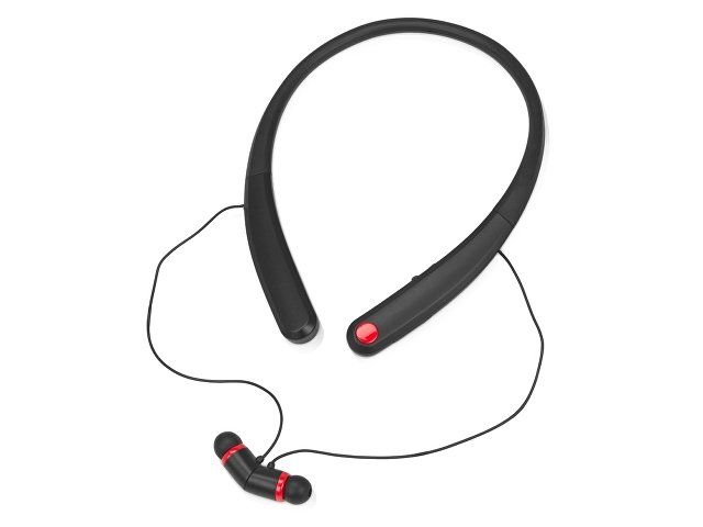 Купить Беспроводные наушники с микрофоном «Soundway», черный/красный Беспроводные наушники с микрофоном «Soundway», черный/красный