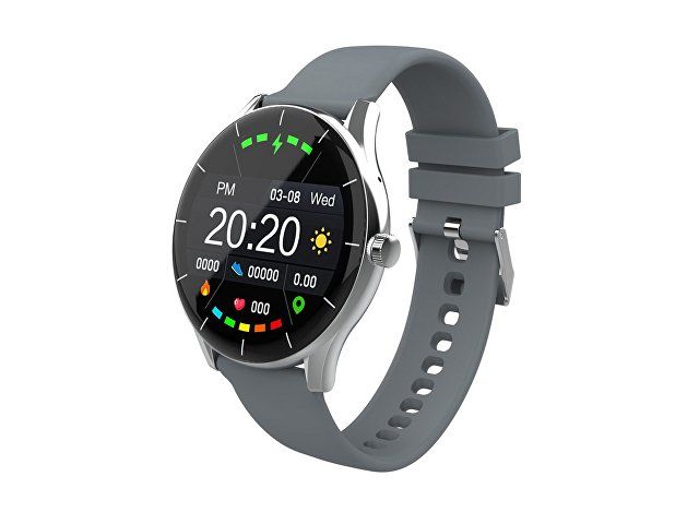 Купить Умные часы HIPER IoT Watch GT, серый/розовый Умные часы HIPER IoT Watch GT, серый/розовый