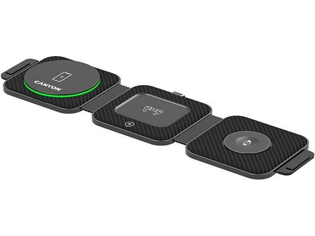 Купить Беспроводное зарядное устройство 3 в 1 Canyon WS-305 (cns-wcs305), 15 Вт Беспроводное зарядное устройство 3 в 1 Canyon WS-305 (cns-wcs305), 15 Вт