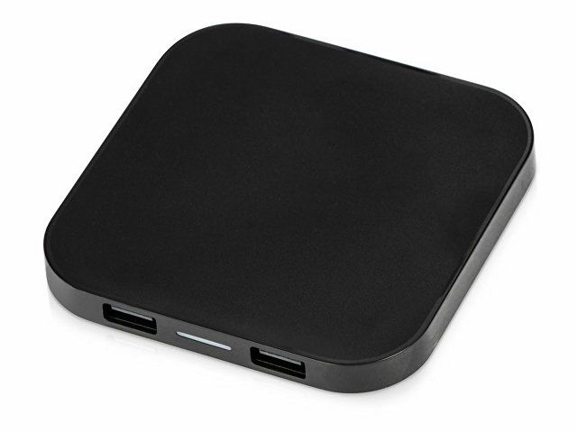 Купить Беспроводная зарядка «Tile» с 2 USB-A, 5 Вт, черный Беспроводная зарядка «Tile» с 2 USB-A, 5 Вт, черный