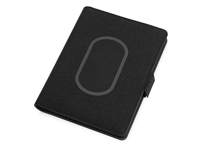 Купить Органайзер с беспроводной зарядкой 5000 mAh "Powernote", темно-серый Органайзер с беспроводной зарядкой 5000 mAh "Powernote", темно-серый