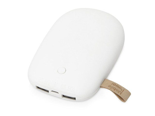 Купить Внешний аккумулятор в форме камня «Stone», 7800 mAh, белый Внешний аккумулятор в форме камня «Stone», 7800 mAh, белый