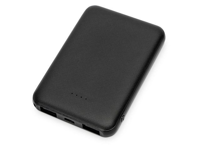 Купить Портативное зарядное устройство"Grind", 5000 mAh, черный Портативное зарядное устройство"Grind", 5000 mAh, черный