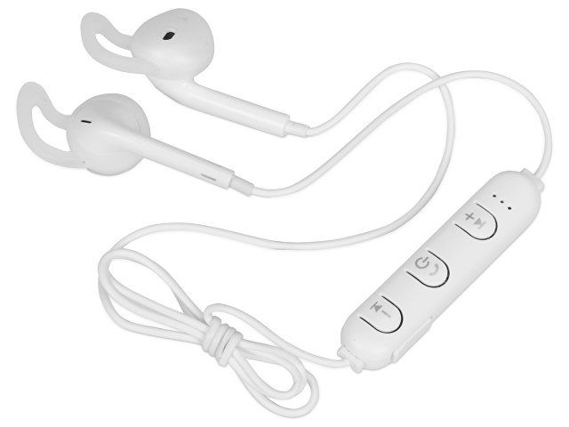 Купить Беспроводные наушники «Get Up» с чехлом, белый Беспроводные наушники «Get Up» с чехлом, белый