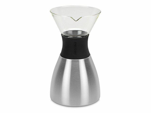Купить Кофеварка POUR OVER, 1000 мл, серебристый/черный Кофеварка POUR OVER, 1000 мл, серебристый/черный