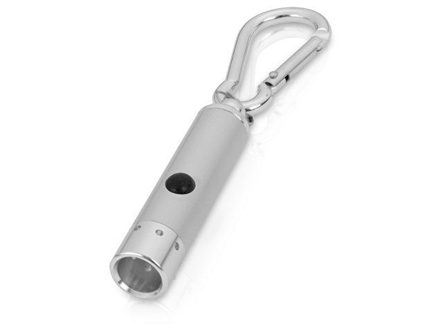 Купить Брелок-фонарик "Карабин", серебристый (Р) Брелок-фонарик "Карабин", серебристый (Р)