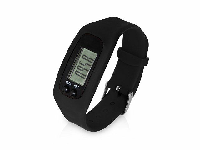 Купить Наручные часы с шагомером Ridley, черный Наручные часы с шагомером Ridley, черный