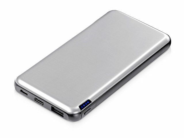 Купить Внешний аккумулятор «Forge» v.2, металл, 10000mah, серебристый Внешний аккумулятор «Forge» v.2, металл, 10000mah, серебристый