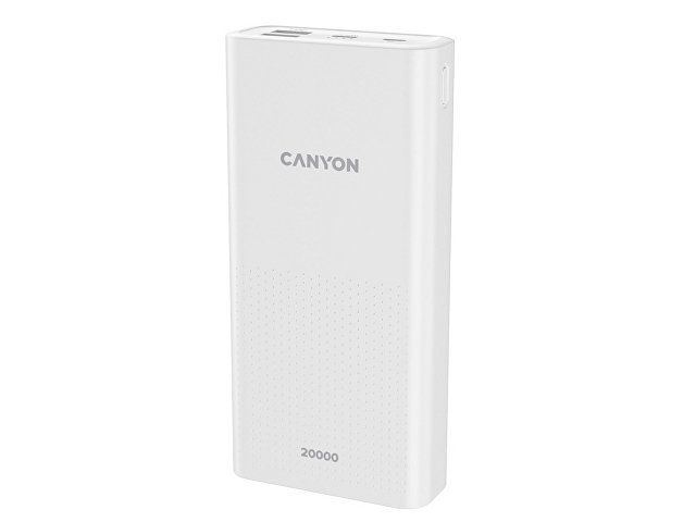 Купить Портативный аккумулятор Canyon PB-2001 (CNE-CPB2001W), белый Портативный аккумулятор Canyon PB-2001 (CNE-CPB2001W), белый