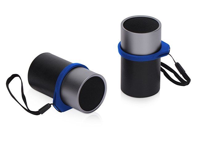 Купить Портативные парные колонки Qjet TWS "Mates" с синими кольцами Портативные парные колонки Qjet TWS "Mates" с синими кольцами