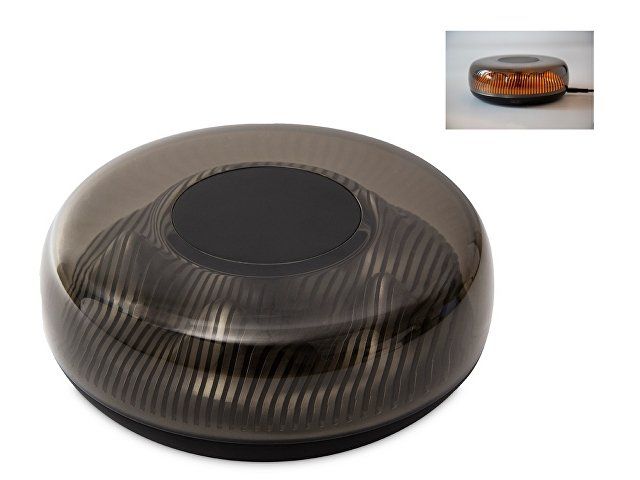 Купить Ночник с беспроводной зарядкой "Ember", 15 Вт, черный (Р) Ночник с беспроводной зарядкой "Ember", 15 Вт, черный (Р)