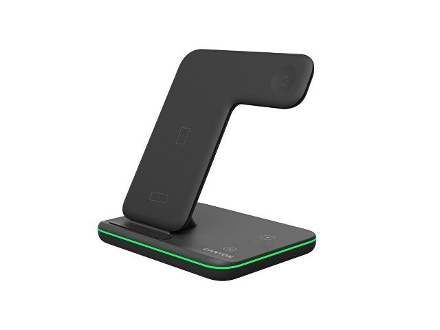 Купить Беспроводное зарядное устройство для гаджетов "3-в-1" с технологией QI Canyon WS-303 (CNS-WCS303B), 15W, черный Беспроводное зарядное устройство для гаджетов "3-в-1" с технологией QI Canyon WS-303 (CNS-WCS303B), 15W, черный