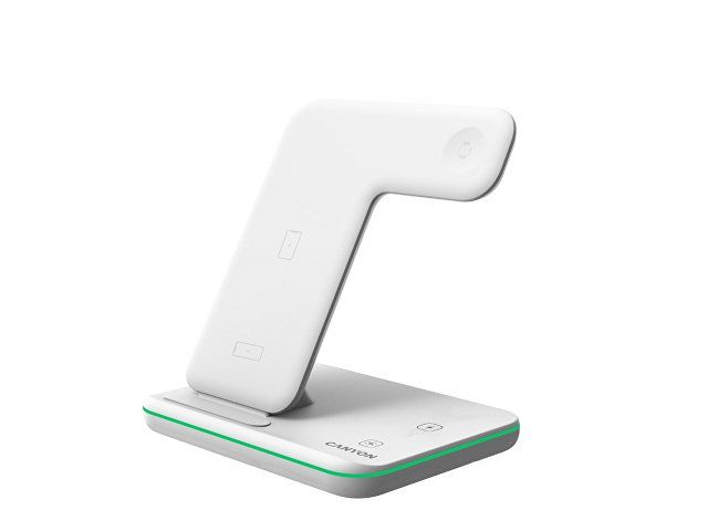 Купить Беспроводное зарядное устройство для гаджетов "3-в-1" с технологией QI Canyon WS-303 (CNS-WCS303W), 15W, белый Беспроводное зарядное устройство для гаджетов "3-в-1" с технологией QI Canyon WS-303 (CNS-WCS303W), 15W, белый