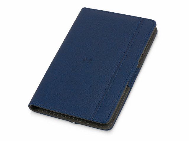 Купить Органайзер с функцией беспроводной зарядки "Manner", 5000 mah, темно-синий Органайзер с функцией беспроводной зарядки "Manner", 5000 mah, темно-синий
