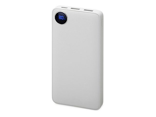 Купить Внешний аккумулятор с дисплеем «Mild», 10 000 mAh, белый Внешний аккумулятор с дисплеем «Mild», 10 000 mAh, белый