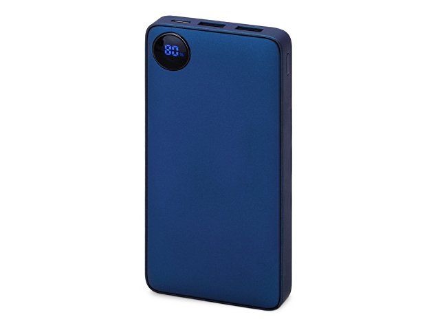 Купить Внешний аккумулятор с дисплеем «Mild», 10 000 mAh, синий Внешний аккумулятор с дисплеем «Mild», 10 000 mAh, синий
