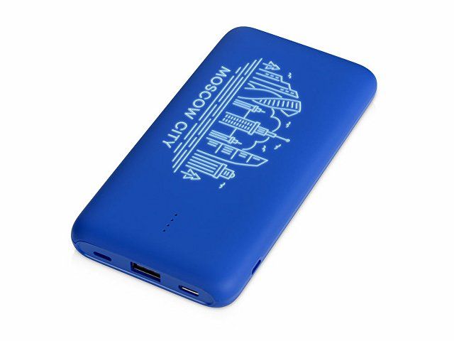 Купить Внешний беспроводной аккумулятор с подсветкой лого «Reserve X» v.2, 8000 mAh, ярко-синий Внешний беспроводной аккумулятор с подсветкой лого «Reserve X» v.2, 8000 mAh, ярко-синий