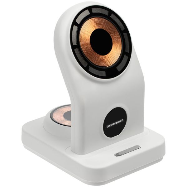 Купить Зарядная станция с подсветкой Cooper Duo, белая Зарядная станция с подсветкой Cooper Duo, белая