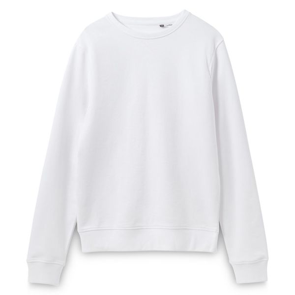 Купить Свитшот унисекс BNC Inspire (Organic), белый Свитшот унисекс BNC Inspire (Organic), белый