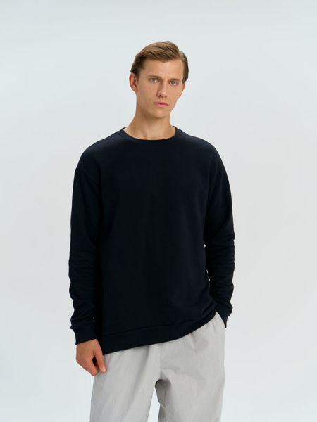 Купить Свитшот оверсайз унисекс Omnifit, черный Свитшот оверсайз унисекс Omnifit, черный