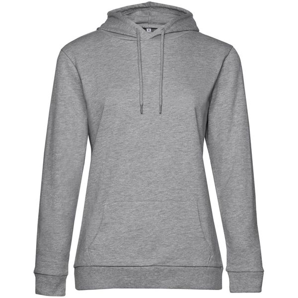 Купить Толстовка с капюшоном женская Hoodie, серый меланж Толстовка с капюшоном женская Hoodie, серый меланж