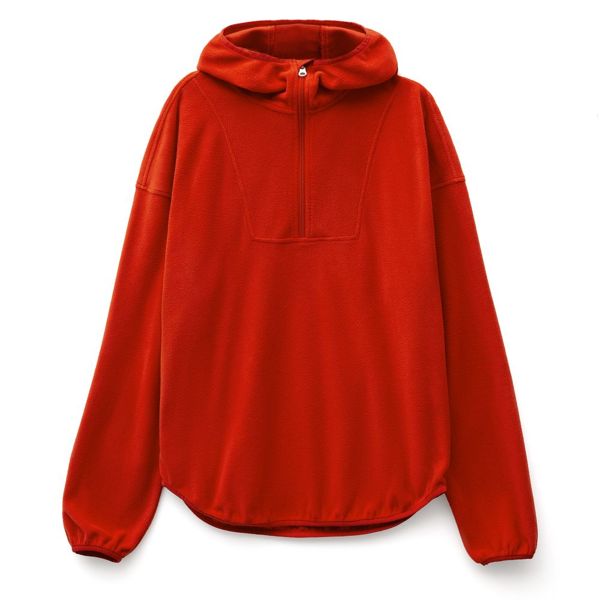 Купить Анорак флисовый унисекс Fliska, красный Анорак флисовый унисекс Fliska, красный