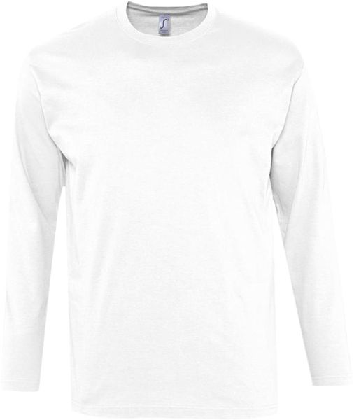 Купить Футболка с длинным рукавом Monarch 150, белая Футболка с длинным рукавом Monarch 150, белая