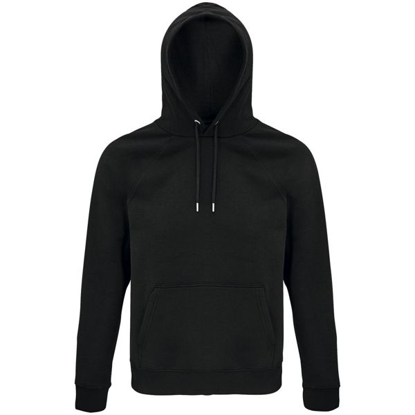 Купить Толстовка унисекс Stellar, черная Толстовка унисекс Stellar, черная