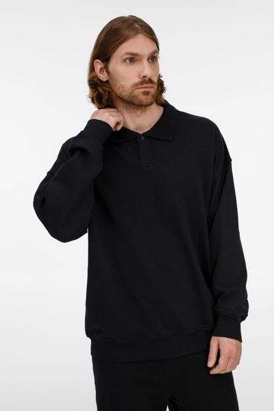 Купить Свитшот оверсайз унисекс S6, черный Свитшот оверсайз унисекс S6, черный