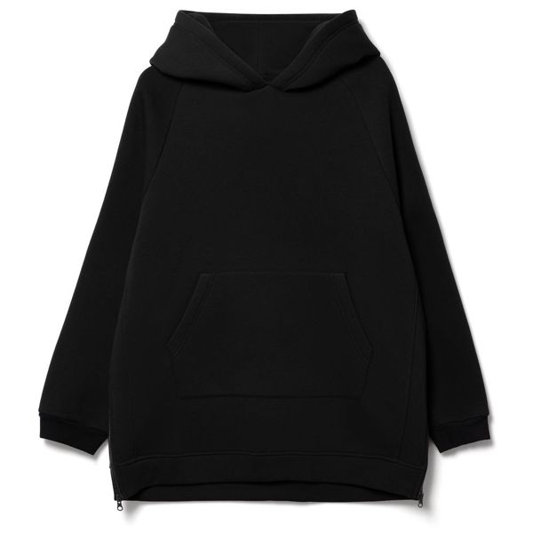 Купить Худи унисекс оверсайз Easy Street, черное Худи унисекс оверсайз Easy Street, черное