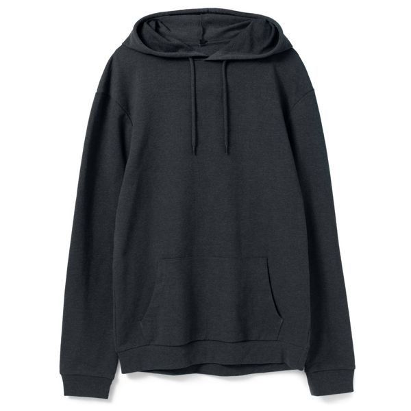 Купить Толстовка с капюшоном унисекс Hoodie, темно-серая Толстовка с капюшоном унисекс Hoodie, темно-серая