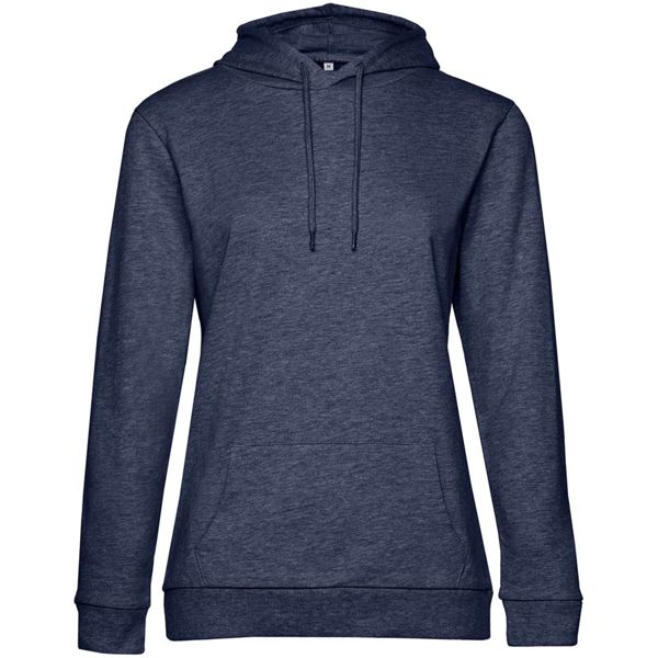 Купить Толстовка с капюшоном женская Hoodie, синий меланж Толстовка с капюшоном женская Hoodie, синий меланж