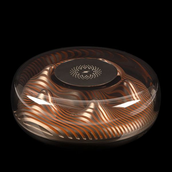 Купить Станция беспроводной зарядки с подсветкой apexPoint ver.2, черная Станция беспроводной зарядки с подсветкой apexPoint ver.2, черная