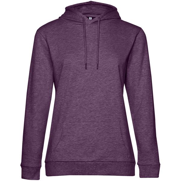 Купить Толстовка с капюшоном женская Hoodie, фиолетовый меланж Толстовка с капюшоном женская Hoodie, фиолетовый меланж