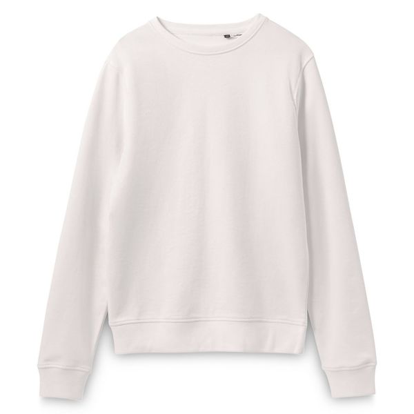 Купить Свитшот унисекс BNC Inspire (Organic), молочно-белый Свитшот унисекс BNC Inspire (Organic), молочно-белый