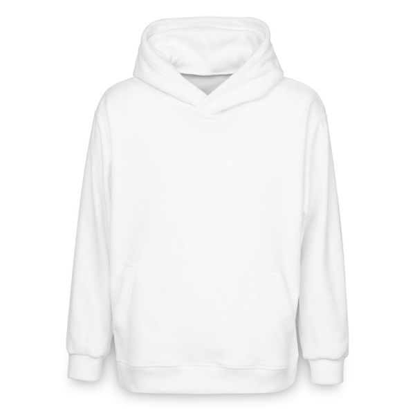 Купить Худи флисовое унисекс Manakin, белое Худи флисовое унисекс Manakin, белое