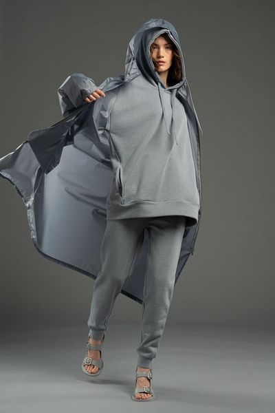 Купить Худи унисекс H2, серое Худи унисекс H2, серое