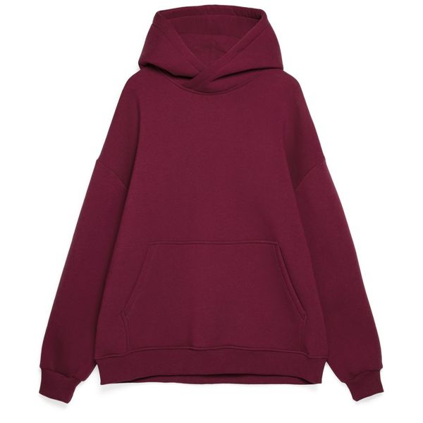 Купить Худи Kulonga Oversize, бордовое Худи Kulonga Oversize, бордовое