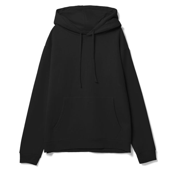 Купить Худи унисекс Tuloksa 280 ver. 2, черное Худи унисекс Tuloksa 280 ver. 2, черное