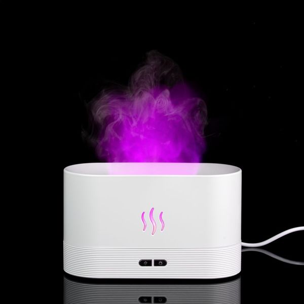 Купить Увлажнитель-ароматизатор с имитацией пламени Fuego ver.2, белый Увлажнитель-ароматизатор с имитацией пламени Fuego ver.2, белый