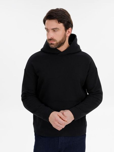 Купить Худи оверсайз унисекс Snuggie, черное Худи оверсайз унисекс Snuggie, черное