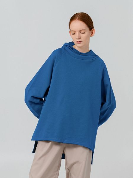 Купить Худи унисекс Vozduh 1.0, синее Худи унисекс Vozduh 1.0, синее