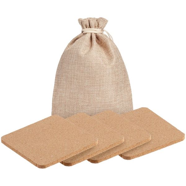 Купить Набор из 4 костеров Suberic, квадрат Набор из 4 костеров Suberic, квадрат