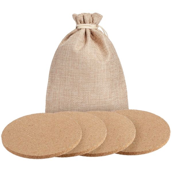 Купить Набор из 4 костеров Suberic, круг Набор из 4 костеров Suberic, круг